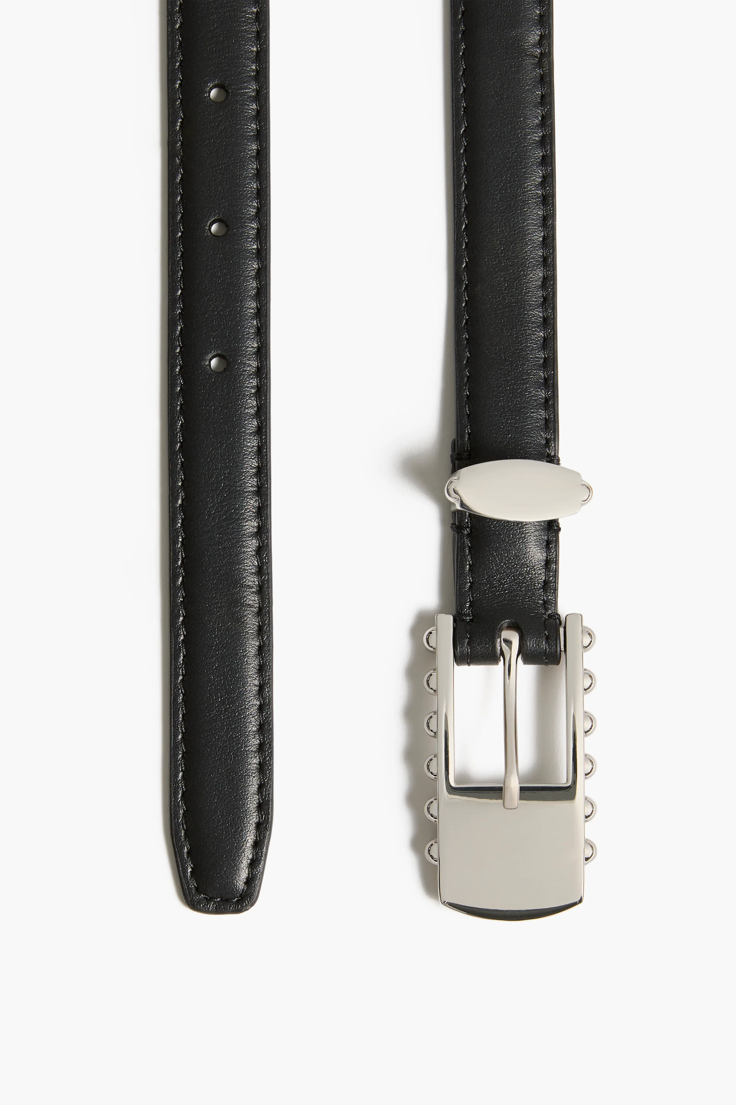 Elongated Studded Buckle Belt - Image 2