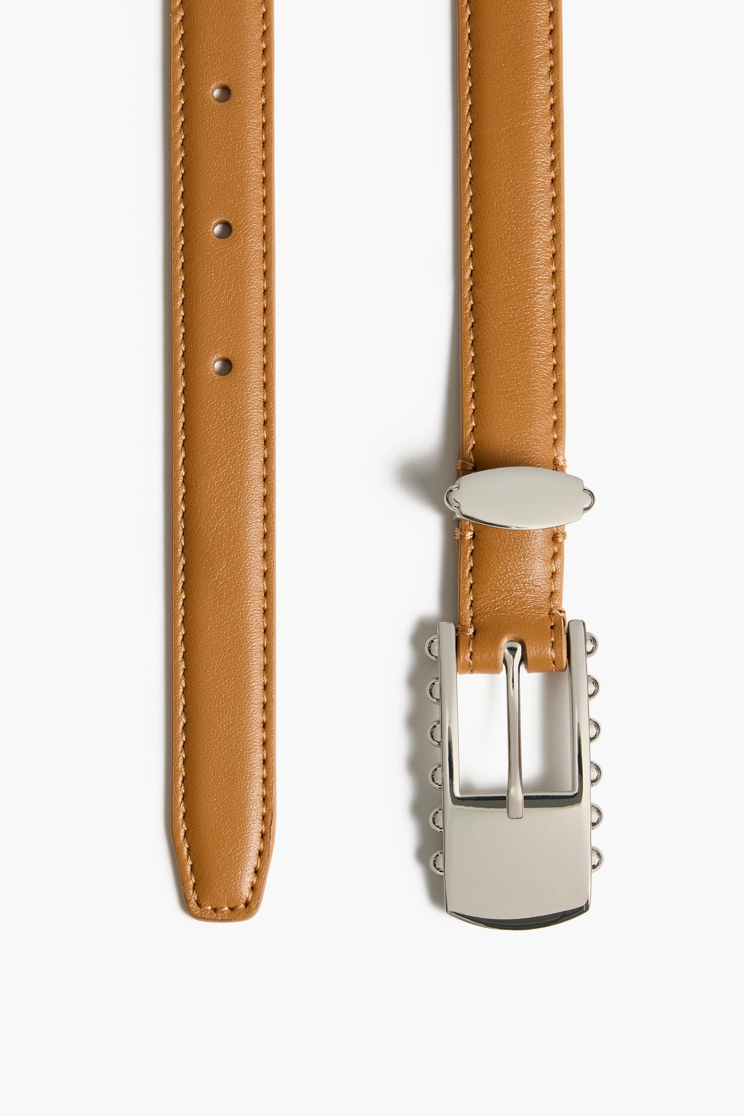Elongated Studded Buckle Belt - Image 2